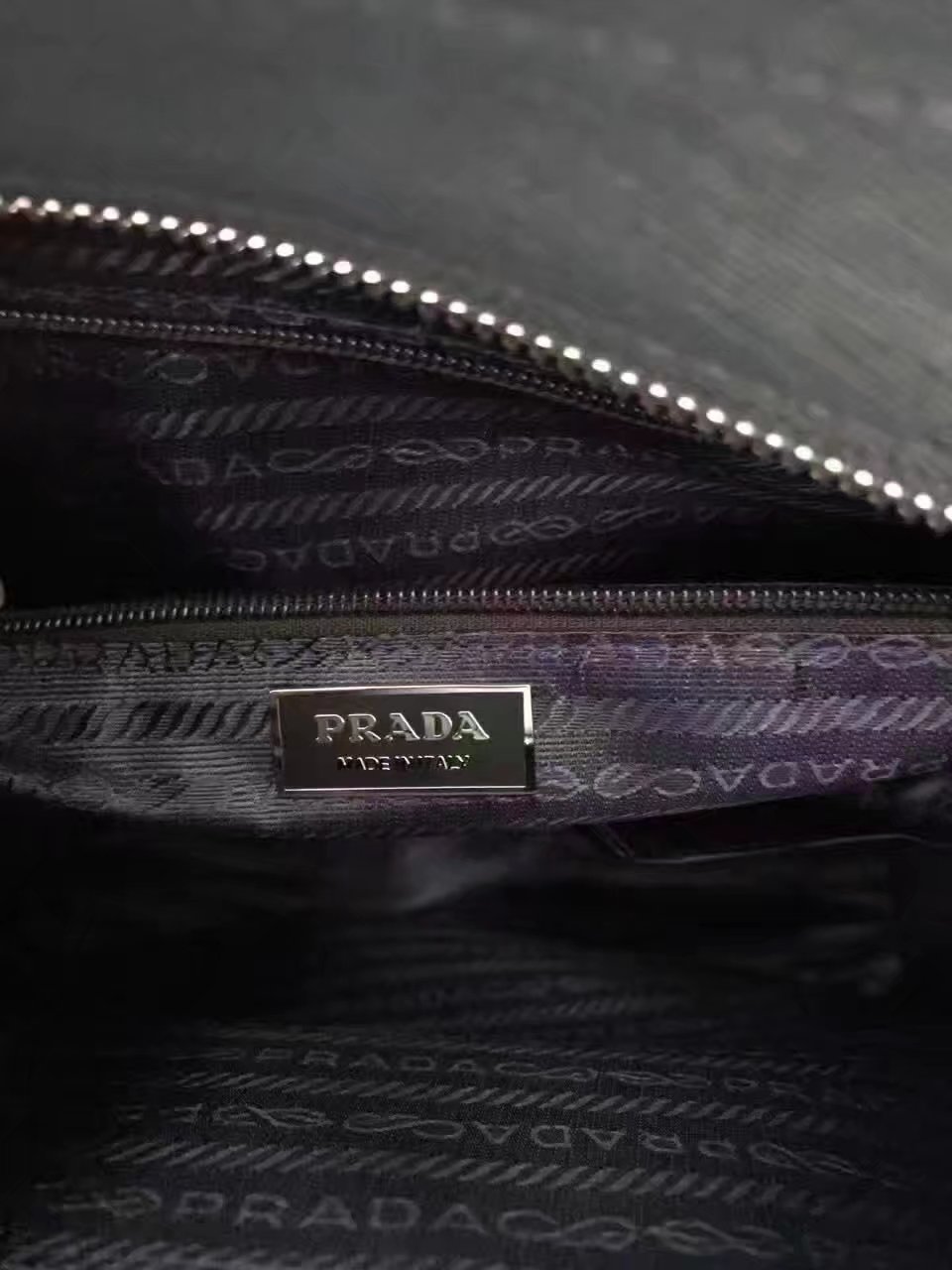 Prada A6665 Men Saffiano Leathe Tote Blue