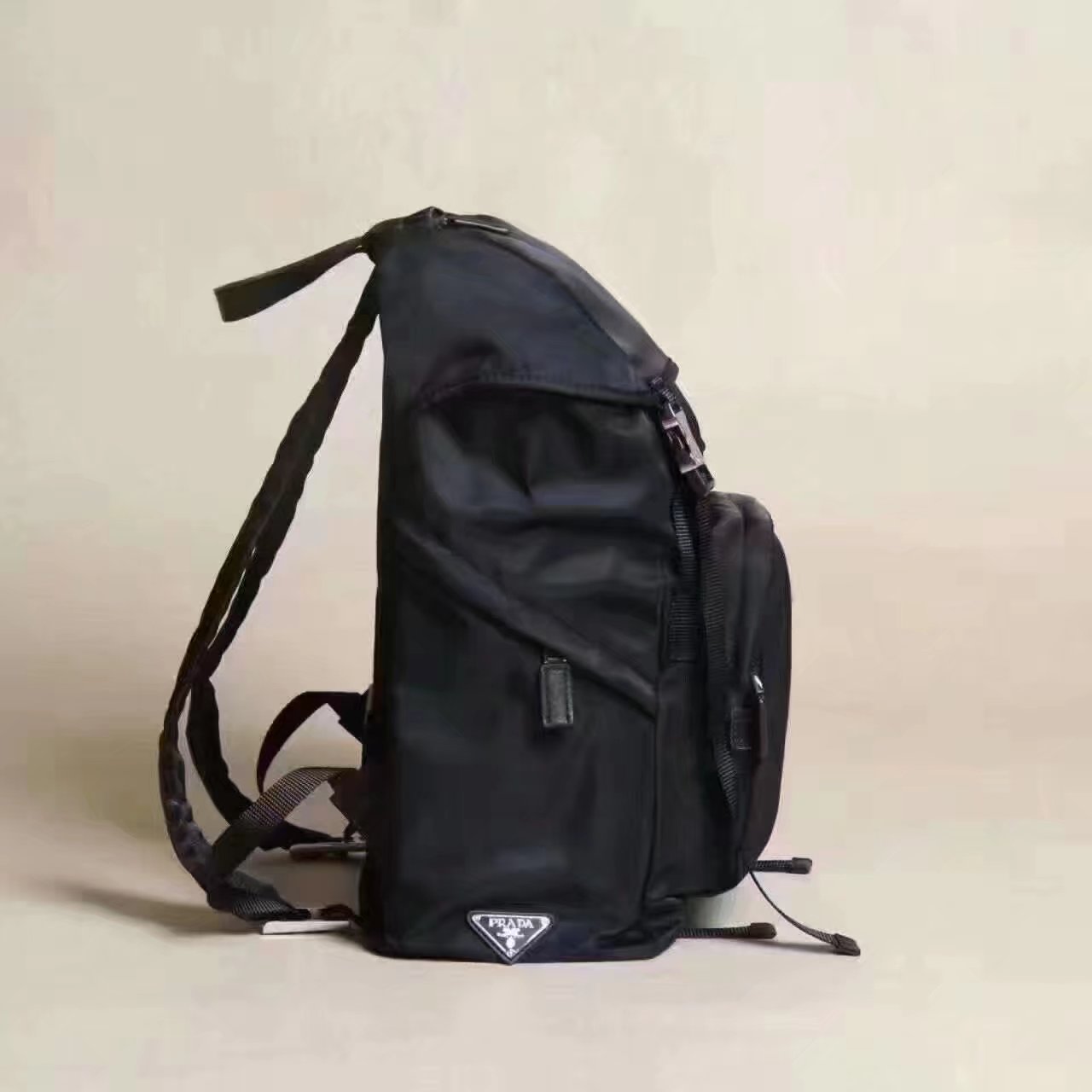 Prada Z135 Technical Fabric Men Backpack