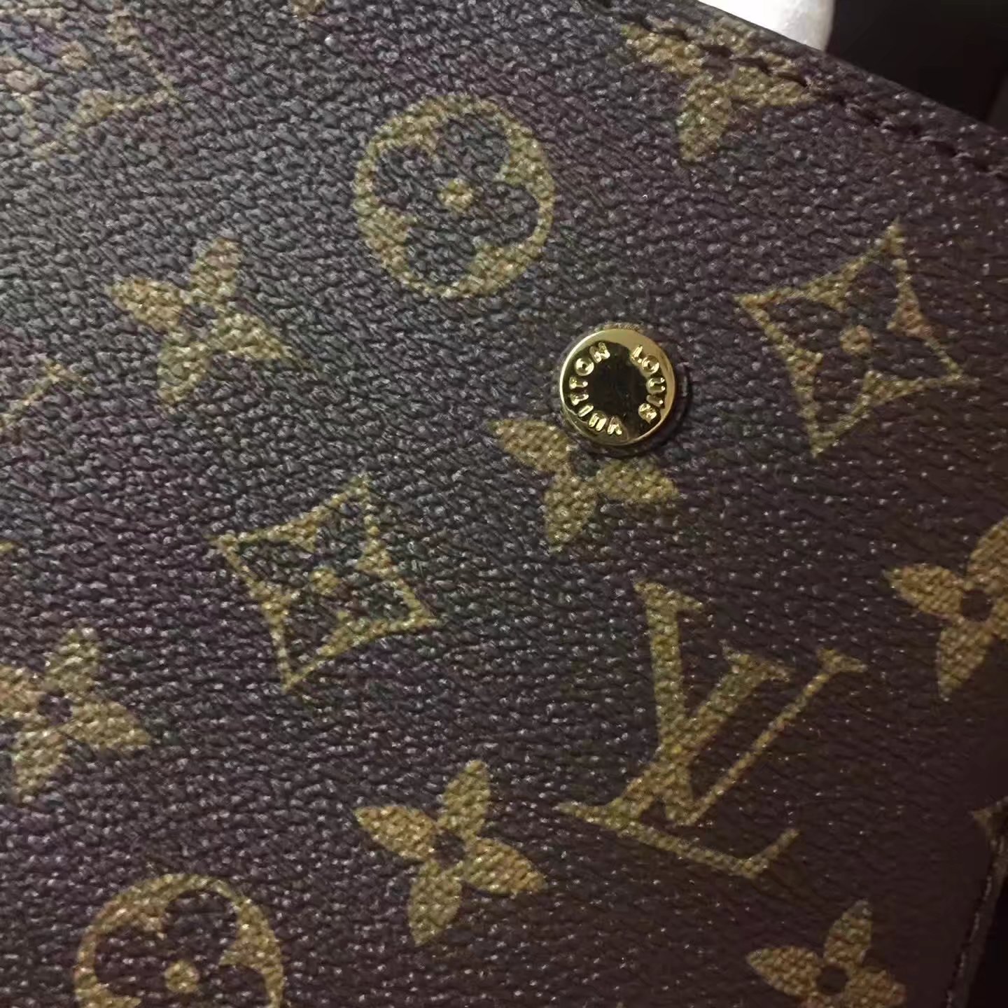 Real Picture Louis Vuitton M41055 Montaigne BB Monogram Coated Canvas