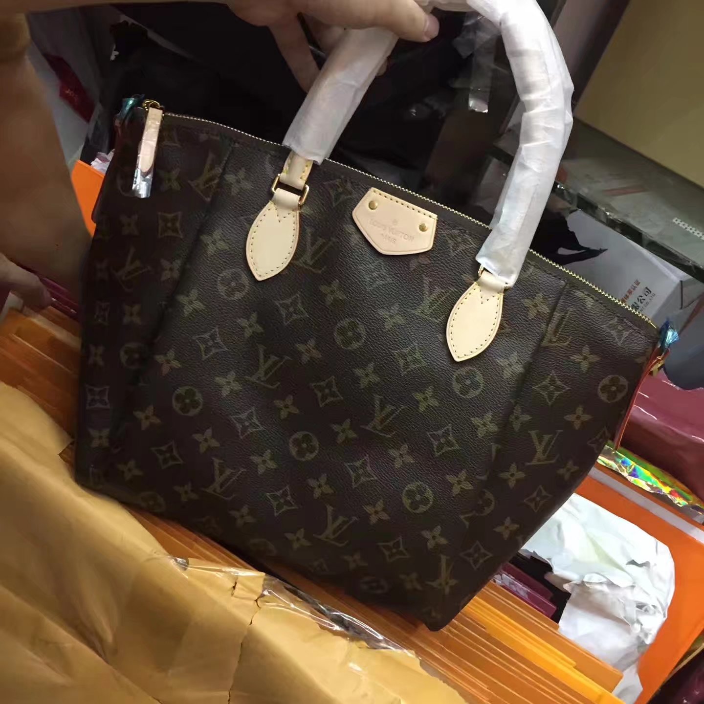 Real Picture Louis Vuitton M48813 Turenne PM Monogram Coated Canvas