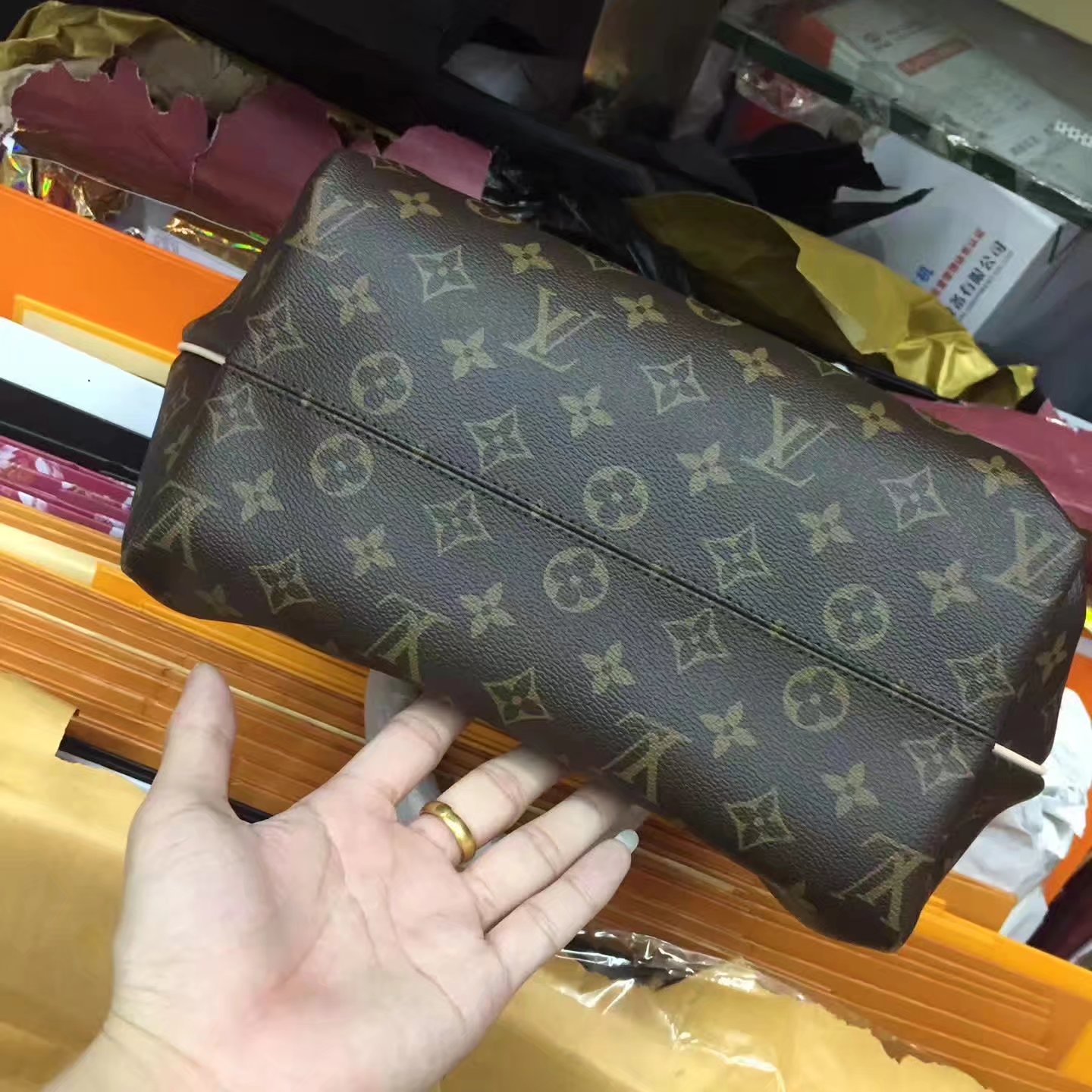 Real Picture Louis Vuitton M48813 Turenne PM Monogram Coated Canvas