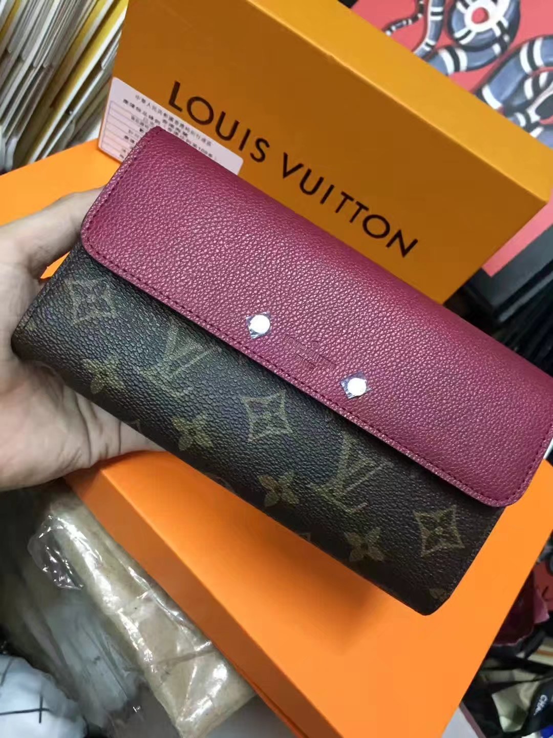 Real Picture Louis Vuitton M62185 Pont-Neuf Wallet Monogram Canvas