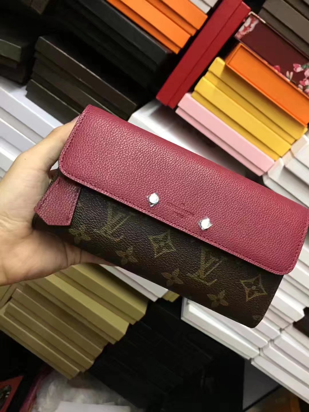 Real Picture Louis Vuitton M62185 Pont-Neuf Wallet Monogram Canvas