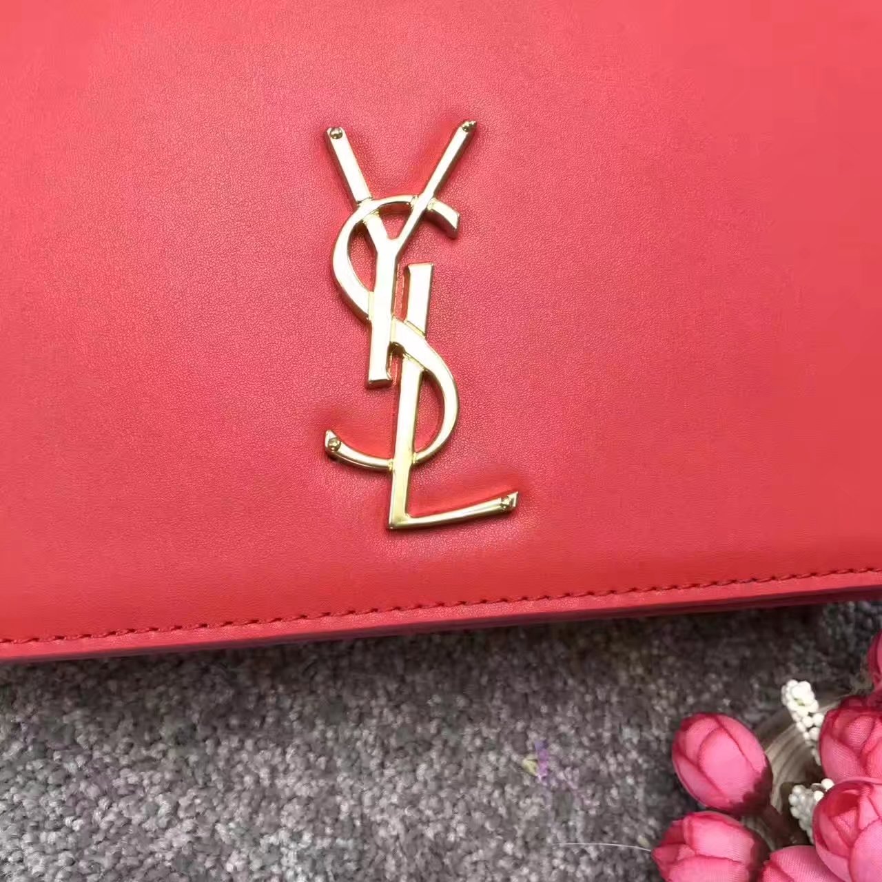 Saint Laurent Paris New Style Women Leather Shoulder Bag Red