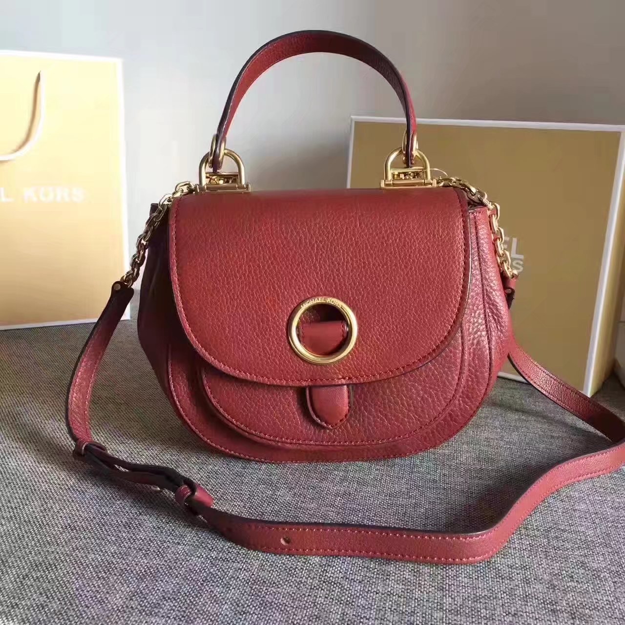 Top Quality Michael Kors Women Shoulder Bags Red