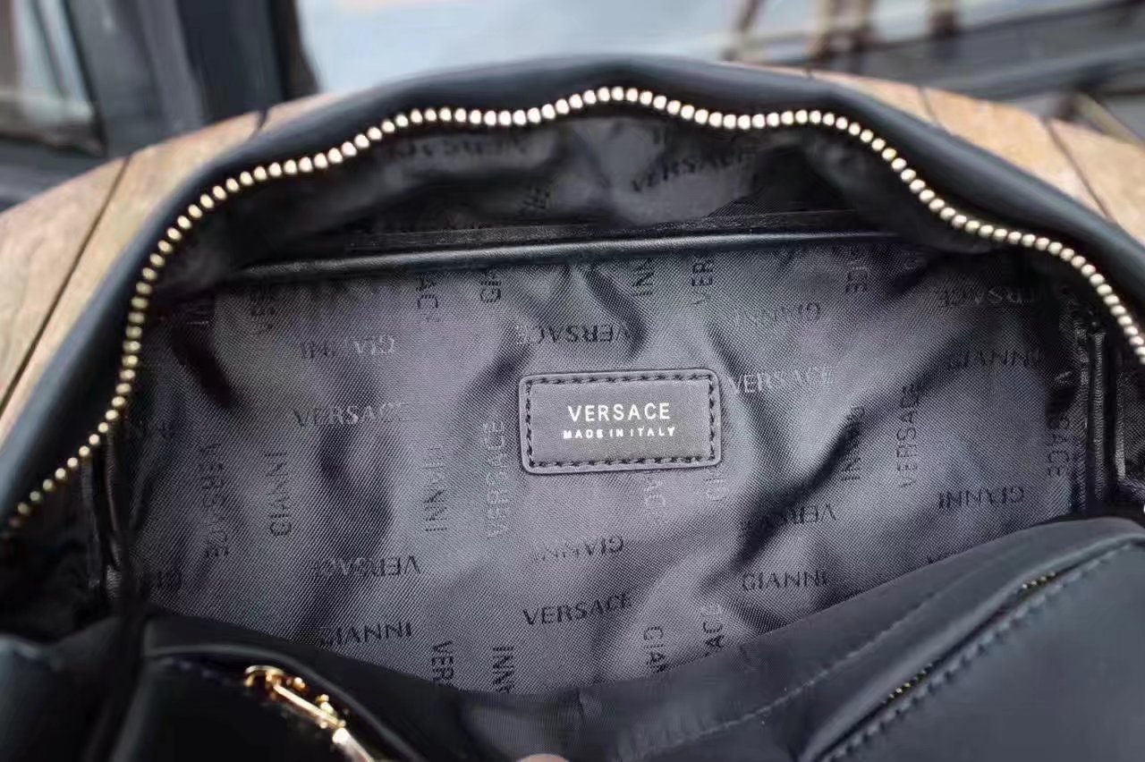 Versace 2050 Women Beauty Bag Pouch Black