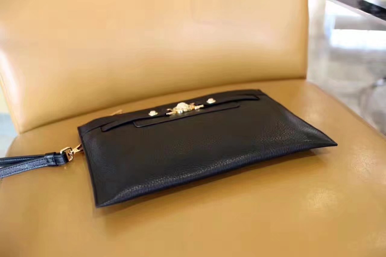 Versace Men Clutch Bag Black