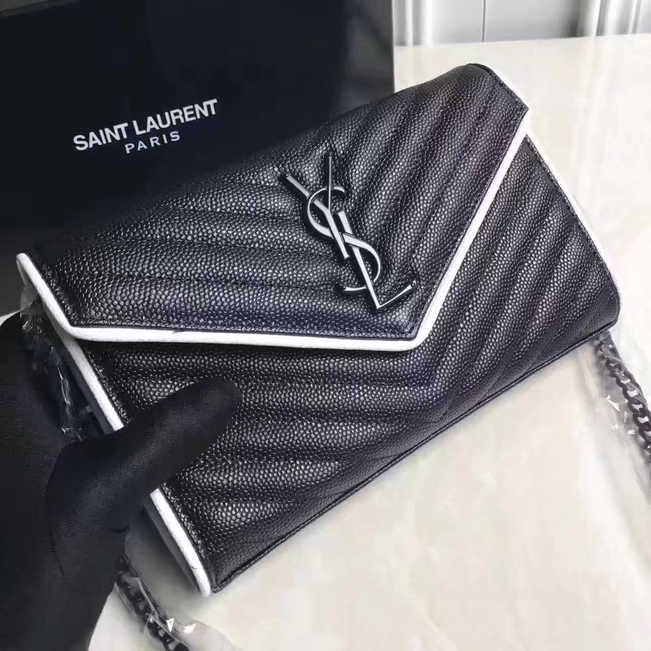 Yves Saint Laurent Fashion Women Wallet Black