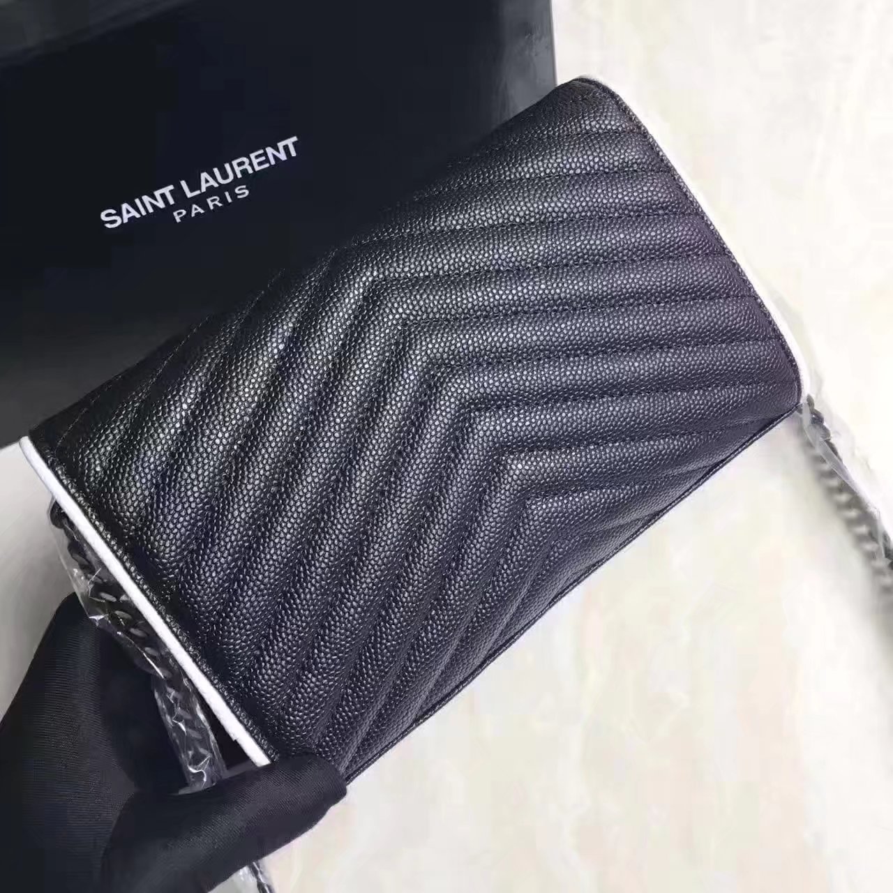 Yves Saint Laurent Fashion Women Wallet Black